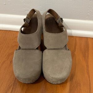 Dansko suede sling back clog Shoes